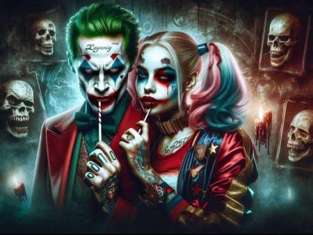 Joker and Harley faces on Sale