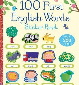 100 First English Words Sticker Book For Sale