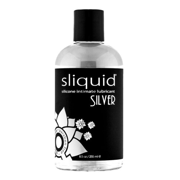 Sliquid Silver Silicone Lube Glycerine & Paraben Free 8.5oz on Sale