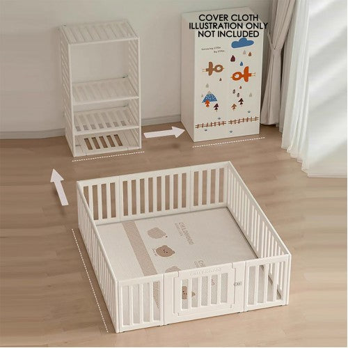 Lucky Baby Multi Functional Safety Play Yard Convertible To Wardrobe - Small Hot on Sale